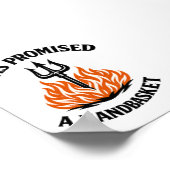 Promised a Handbasket Printable Digital Download ポスター (角)