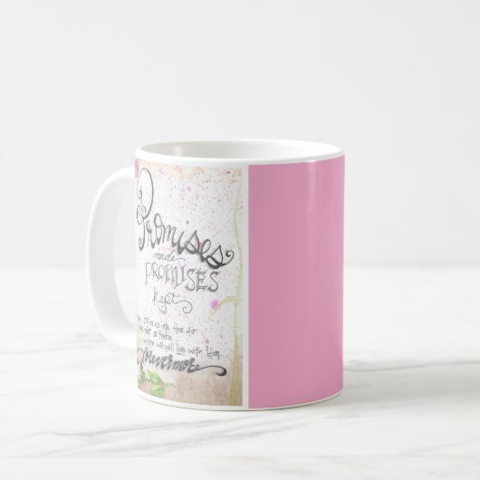 Promises コーヒーマグカップ (正面左)