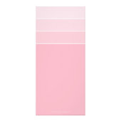 PROMO価格サービス一覧シックモダンピンクグラデーション色 ラックカード (裏面)