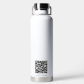 Promo Beginner Fitness, Warm Supportive Motivating ウォーターボトル (背面)