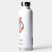 Promo Beginner Fitness, Warm Supportive Motivating ウォーターボトル (左面)