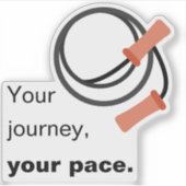 Promo Beginner Fitness - Your Journey, Your Pace シール (正面)