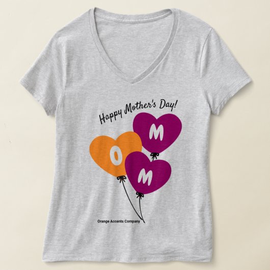 Promo Happy Mother's Day Company Social Connect Tシャツ (レイダウン)