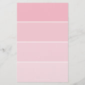 PROMO PRICE SERVICES LIST モダン PINK 絵を描chip チラシ (裏面)