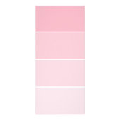 PROMO PRICE SERVICES LIST モダン PINK 絵を描chip ラックカード (裏面)