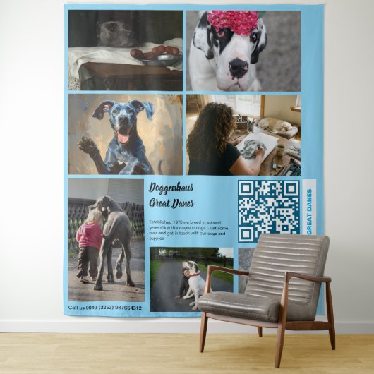 Promote your Great Dane Kennel Tapestry タペストリー (インサイチュ)