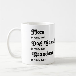 Promoted From Dog Grandparents To Human Grandma コーヒーマグカップ