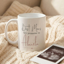 Promoted to Abuela Gift Pregnancy Announcement コーヒーマグカップ