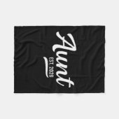 Promoted To Aunt Est. 2026 Auntie 2026 Loading New フリースブランケット (正面(横))