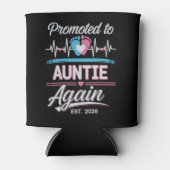 Promoted To Auntie Again Est 2026 Pregnancy Reveal 缶クーラー (正面)