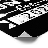 Promoted To Auntie Est 2025 Funny New Aunt Reveal  ポスター (角)