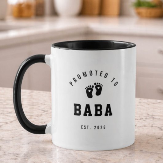 Promoted to Baba Mug New Grandparent Gift マグカップ