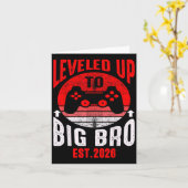 Promoted To Big Bro 2026 Leveled Up To Big Brother カード (黄色い花)