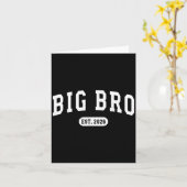 Promoted To Big Bro Est 2026 New Brother Baby Anno カード (黄色い花)