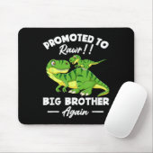 Promoted To Big Brother Again Dinosaur Lover Gift  マウスパッド (マウス)