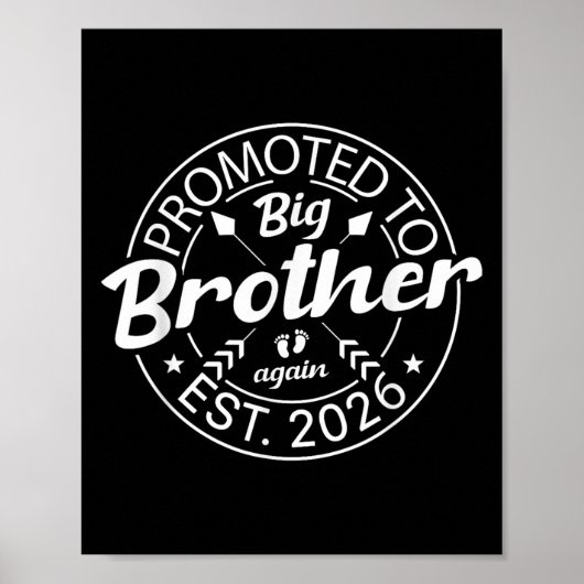 Promoted To Big Brother Again Est 2026 New Baby An ポスター (正面)