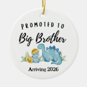 Promoted to Big Brother Dinosaur  セラミックオーナメント (正面)