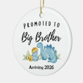 Promoted to Big Brother Dinosaur  セラミックオーナメント (左)