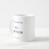 Promoted To Big Brother Mug – Pregnancy Gift コーヒーマグカップ (正面左)