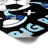 Promoted To Big Brother Soccer Design  ポスター (角)