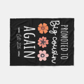 Promoted To Big Cousin Again 2026 2nd Pregnancy An フリースブランケット (正面(横))