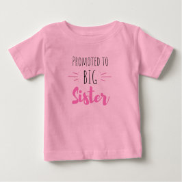 Promoted to big sister ベビーTシャツ