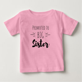 Promoted to big sister ベビーTシャツ