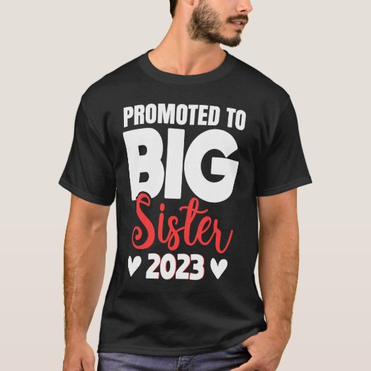 Promoted to Big Sister 2023 Tシャツ (正面)