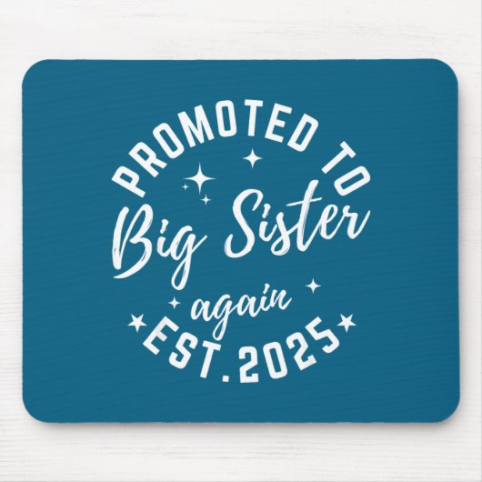 Promoted To Big Sister Again 2025 Pregnancy Announ マウスパッド (正面)