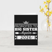 Promoted To Big Sister Again 2026 Big Sis Reveal  カード (黄色い花)