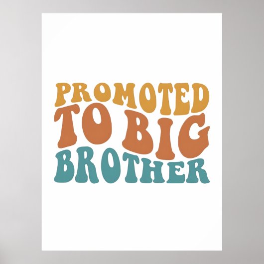 Promoted to big sister, big brother shirt, ポスター (正面)