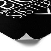 Promoted To Big Sister - New Baby Birth Announceme ポスター (角)