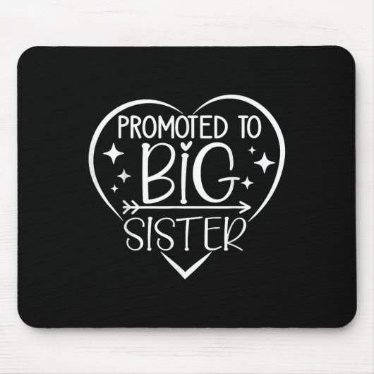 Promoted To Big Sister - New Baby Birth Announceme マウスパッド (正面)