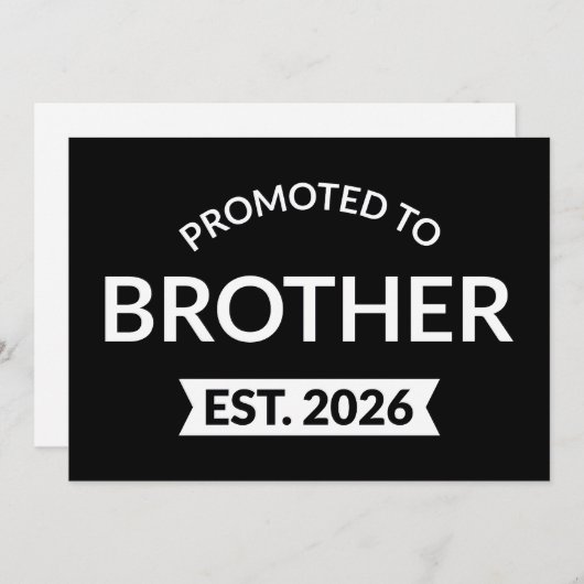 Promoted To Brother Est. 2026 II (正面/裏面)