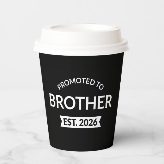 Promoted To Brother Est. 2026 II 紙コップ (正面)