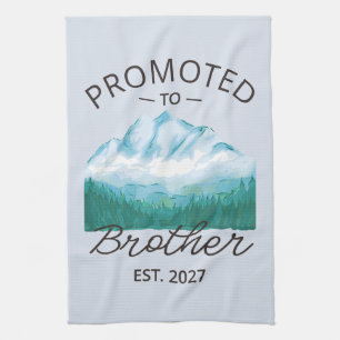 Promoted To Brother Est 2027 Big Brother VI キッチンタオル