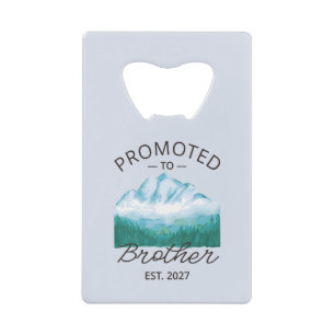 Promoted To Brother Est 2027 Big Brother VI クレジットカード栓抜き