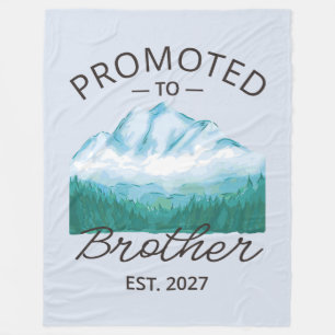 Promoted To Brother Est 2027 Big Brother VI フリースブランケット