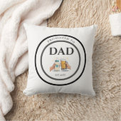 Promoted to Dad Est 2026 面白いスロー枕 クッション (ブランケット)