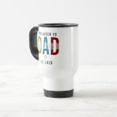 Promoted to Dad | Personalized First Father’s Day トラベルマグ (正面左)