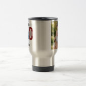 Promoted to Dad Personalized Photo | First Father トラベルマグ (中央)