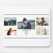 Promoted to Dad Photo Collage – Personalized  マウスパッド (正面)