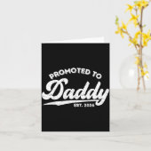 Promoted To Daddy Est 2026 Baby Announcement For N カード (黄色い花)