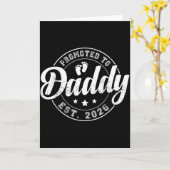 Promoted To Daddy Est 2026 Soon To Be Dad New Fath カード (黄色い花)