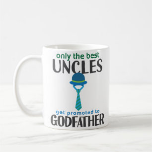 Promoted To Godfather Heroの叔父さんのマグの父の日 コーヒーマグカップ