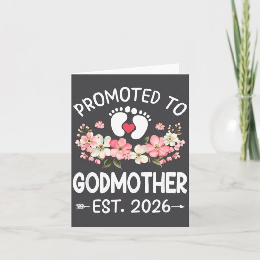 Promoted To Godmother 2026 First Time Floral New G カード (正面)