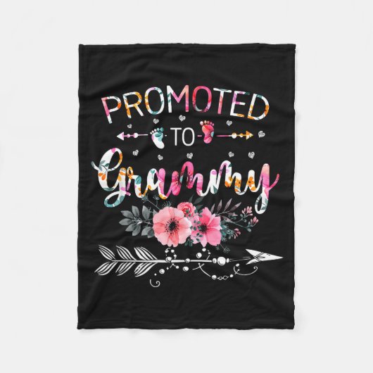Promoted To Grammy Announcement Funny New Grammy M フリースブランケット (正面)