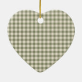 Promoted to grandma baby announcement heart セラミックオーナメント (裏面)