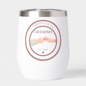 Promoted to Grandma Est. 20XX タンブラー (背面)