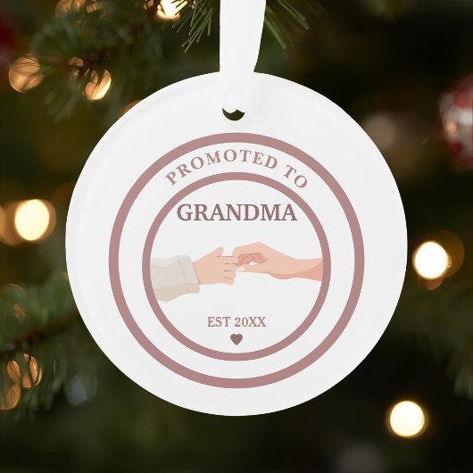 Promoted to Grandma Est. 20XX Ornament オーナメント